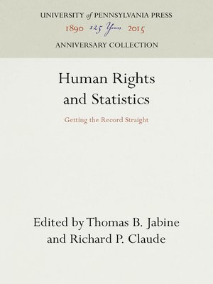 cover image of Human Rights and Statistics